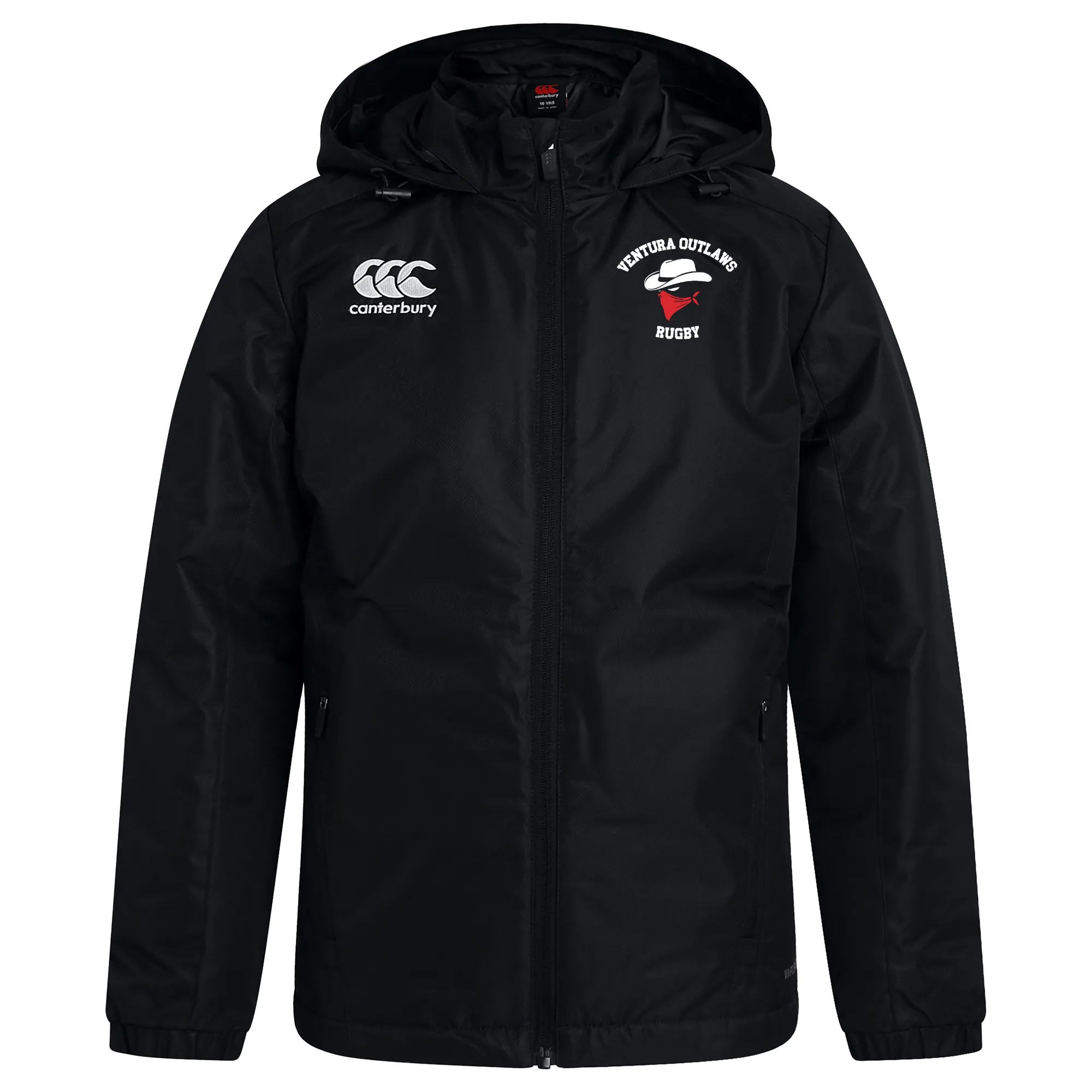 Ventura Outlaws Rugby Club Vaposhield Full Zip Rain Jacket by Canterbury