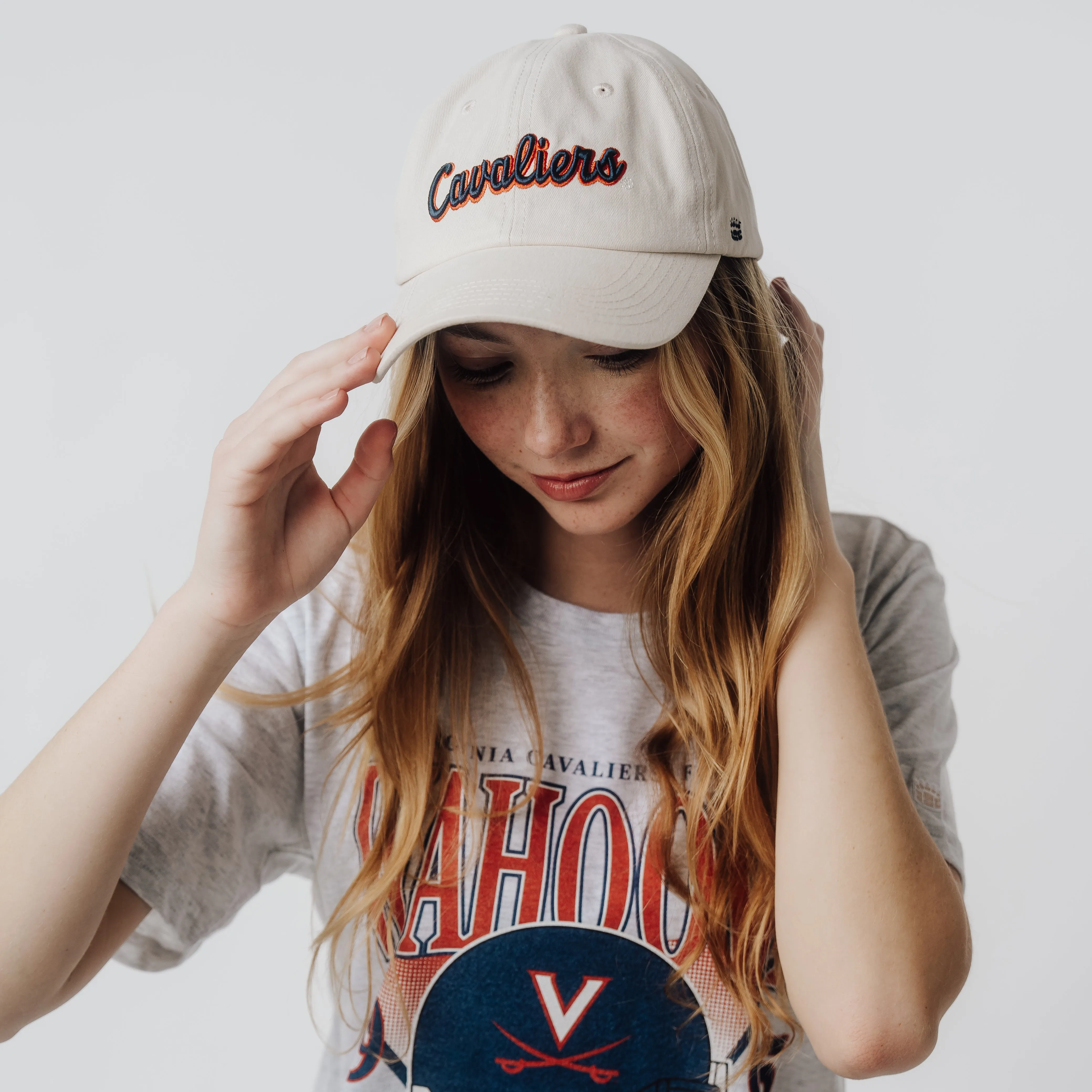 Virginia Cavaliers Classic Script Dad Hat