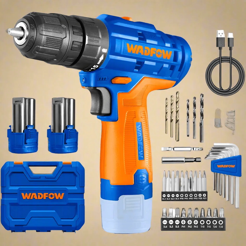 Wadfow Lithium-Ion Cordless Drill 12V - WCDS525