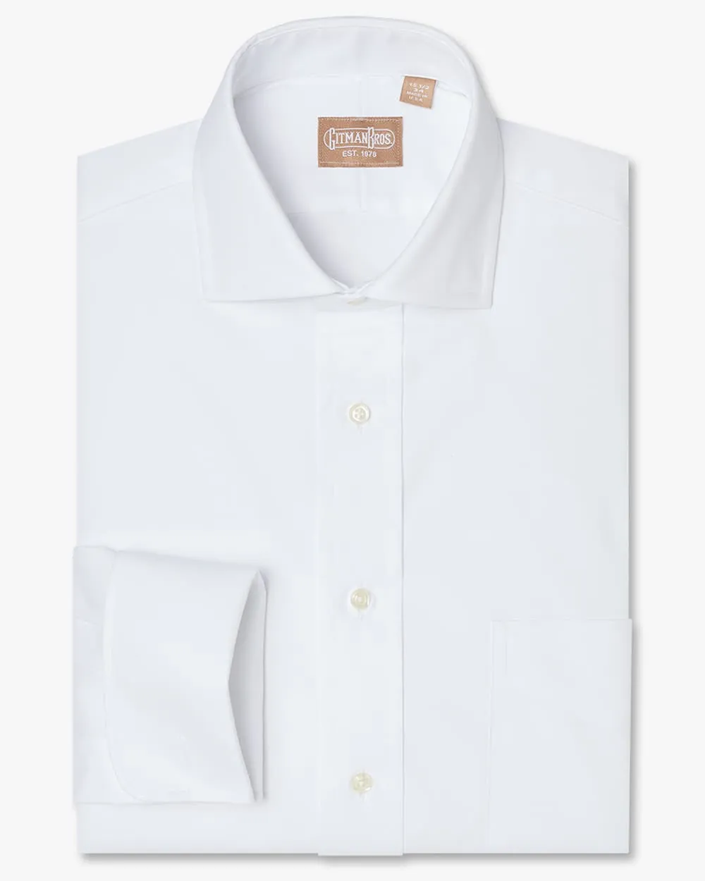 Widespread Pinpoint French Cuff White - Classic