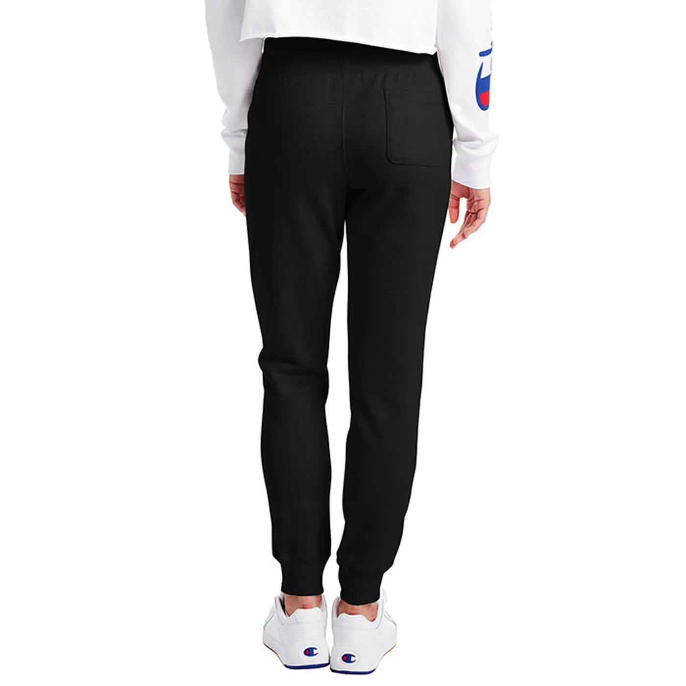 WOMEN'S CHAMPION LIFE REVERSE WEAVE JOGGERS, BLACK, SZ M! RETAILS $70 