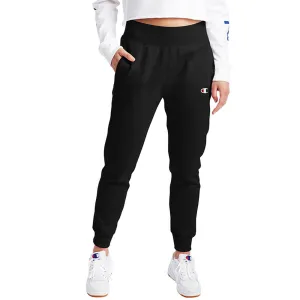 WOMEN'S CHAMPION LIFE REVERSE WEAVE JOGGERS, BLACK, SZ M! RETAILS $70 