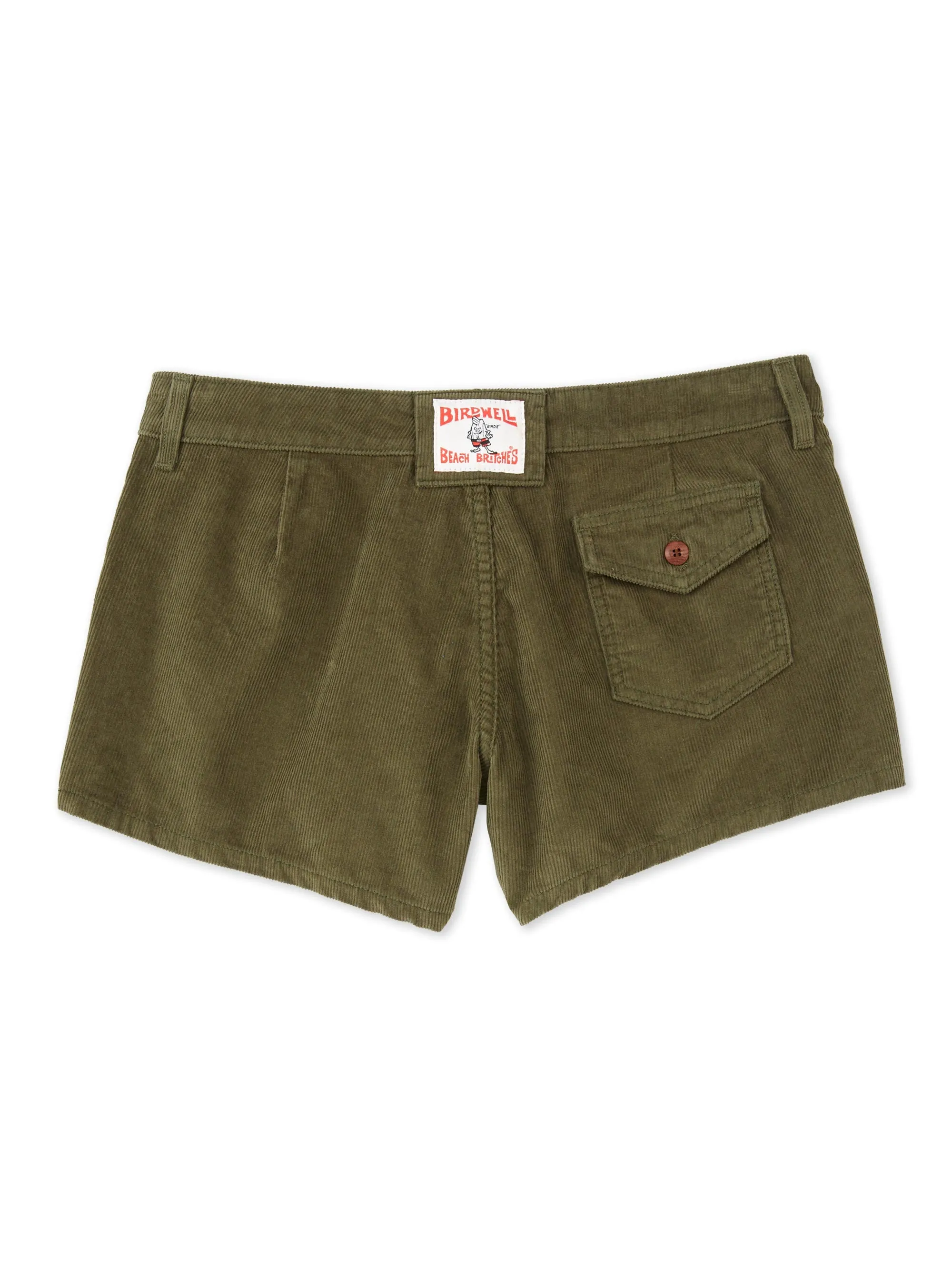 Women's Corduroy Shorts - Olive