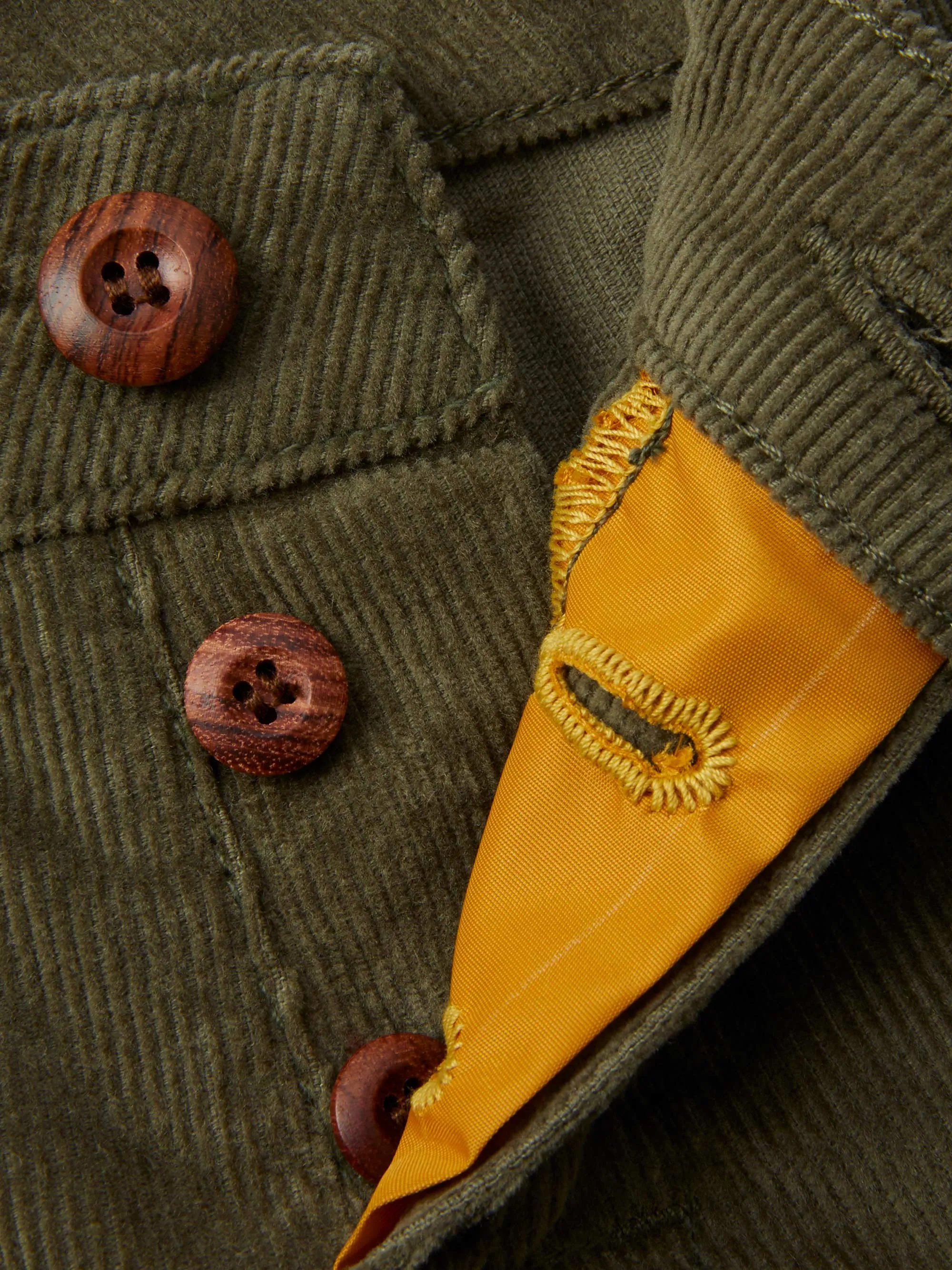 Women's Corduroy Shorts - Olive