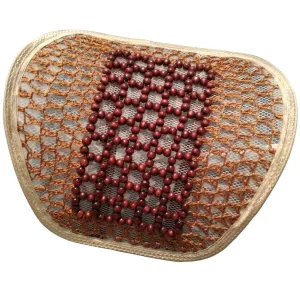 Wood Beads Lumbar Support Cushion (Small Beads)