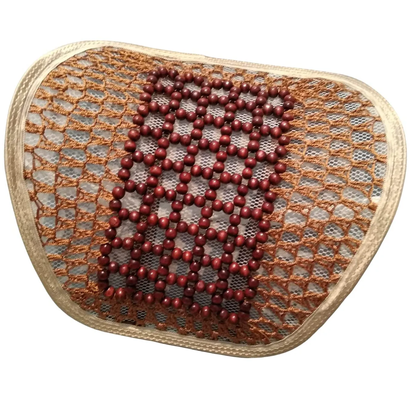 Wood Beads Lumbar Support Cushion (Small Beads)