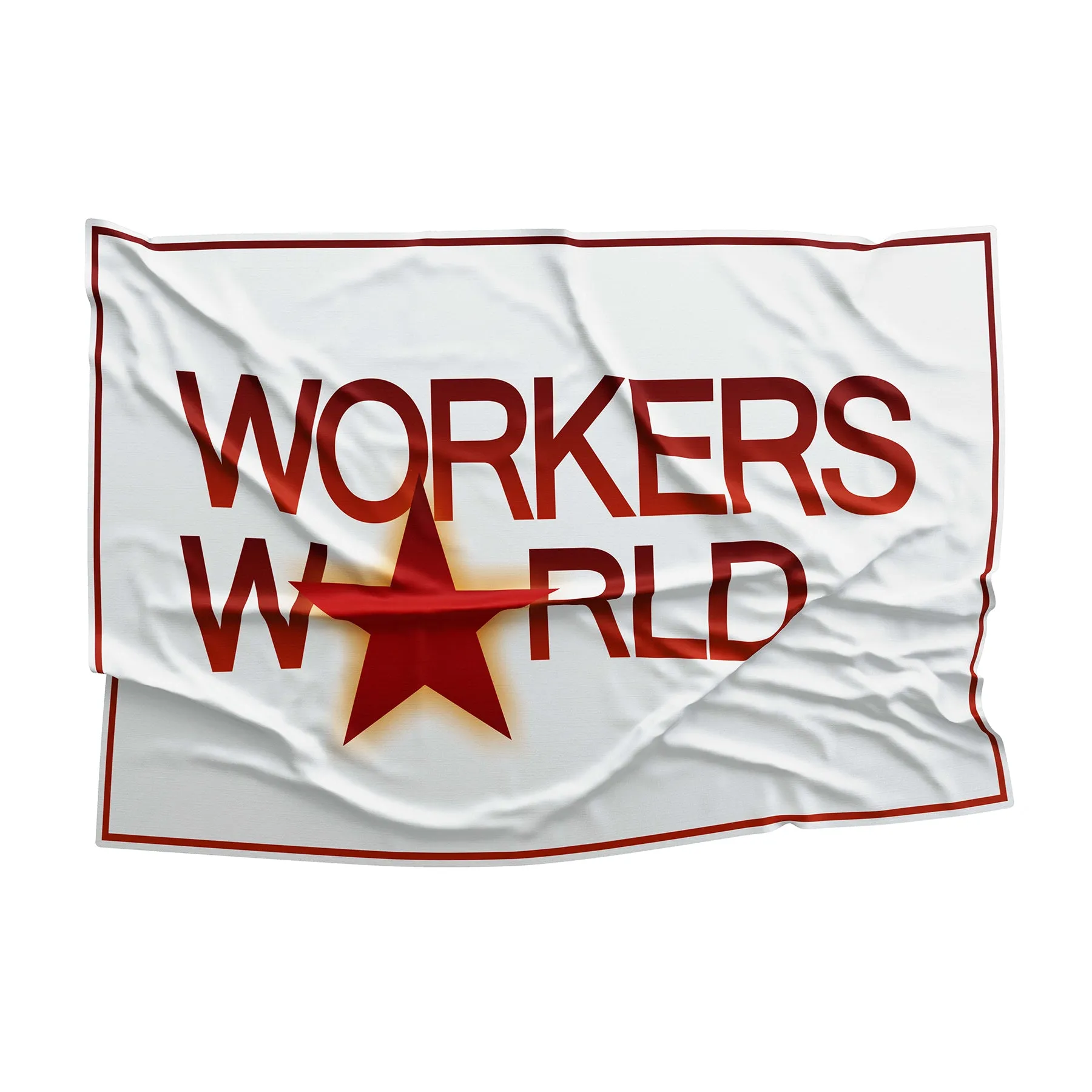 Workers World Political Party USA Flag Banner