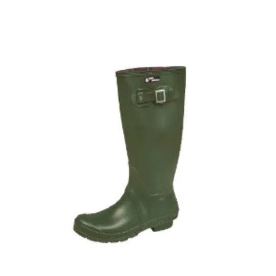 World Famous "Balmoral" Rain Boots Olive - Womens