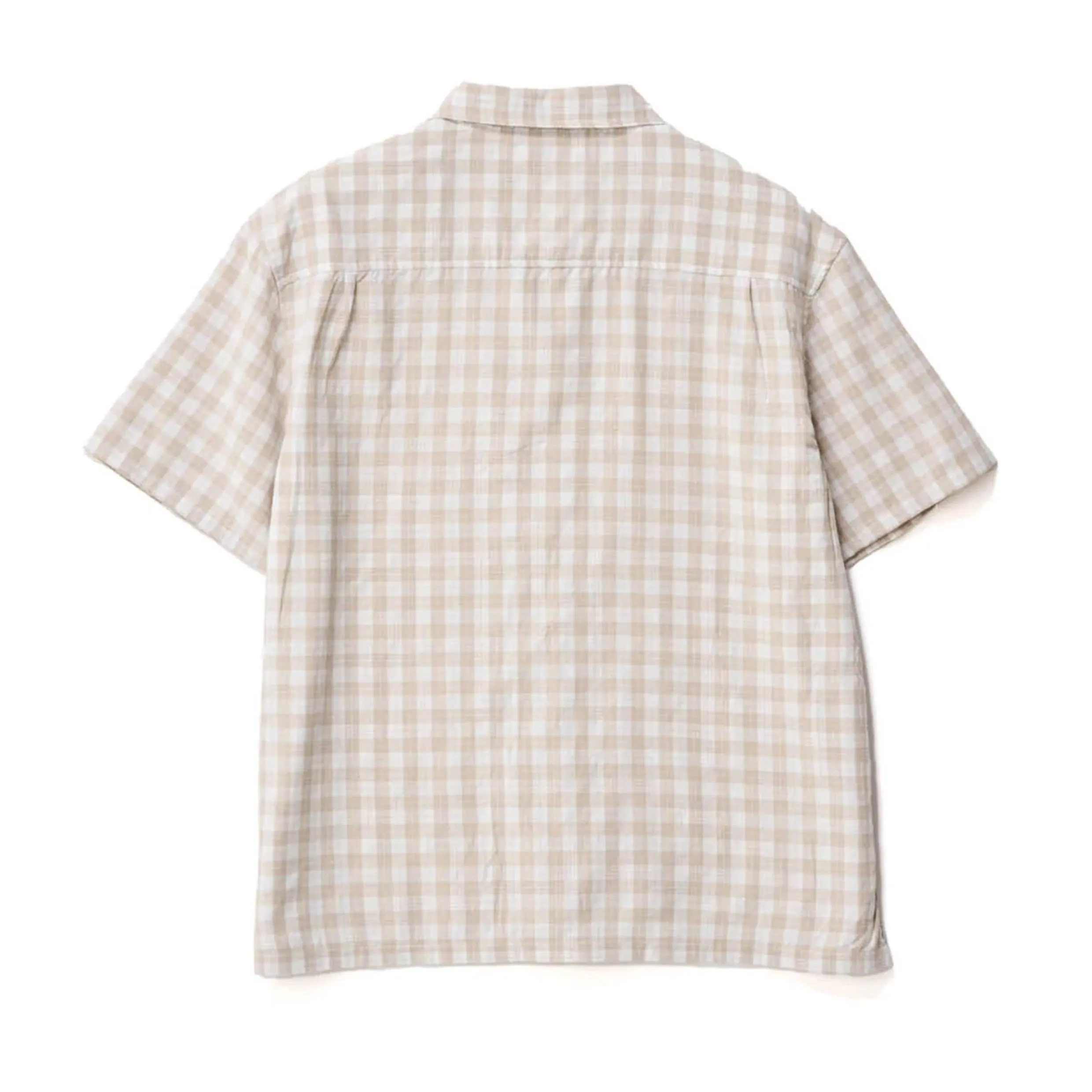 XLARGE 91 OXFORD SS SHIRT TAN WHITE